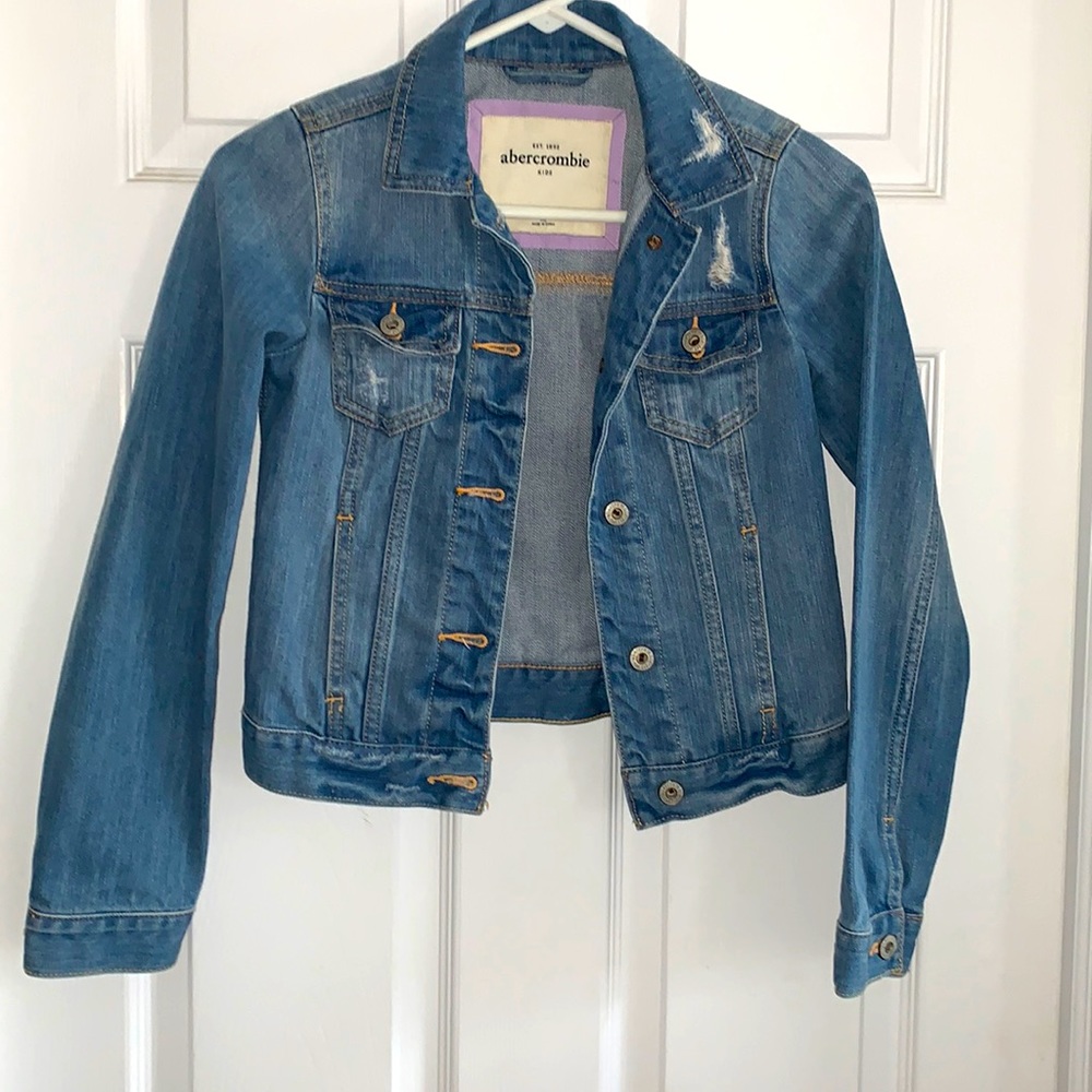 Jean Jacket.  Distressed.